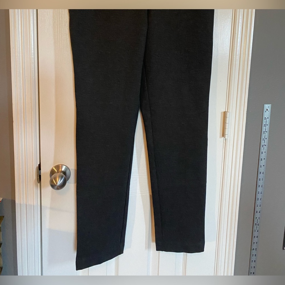 Coldwater Creek Ponte Knit comfort slacks.  Size 14 Charcoal Gray